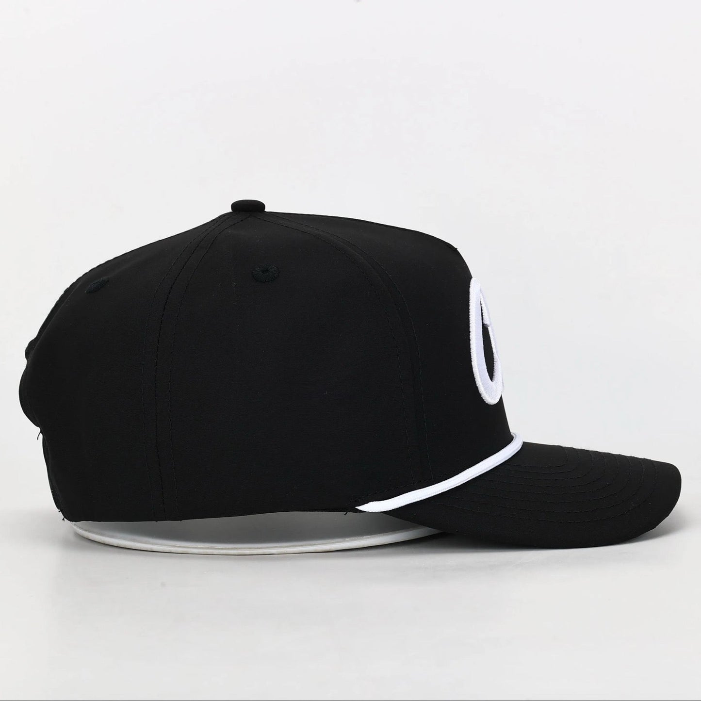 CultureGolfUK Black Roped Golf Cap