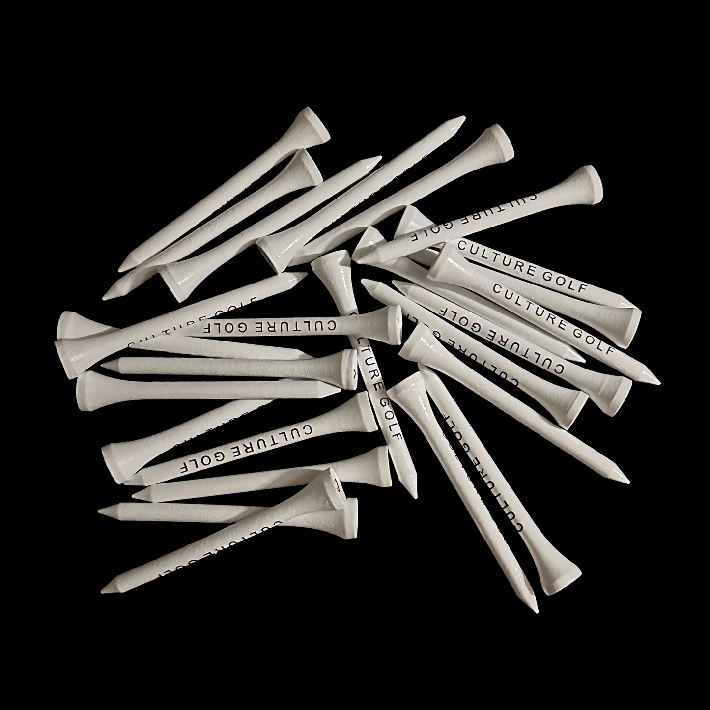 Tee Pouch Refill - 25pcs Bamboo Golf Tees