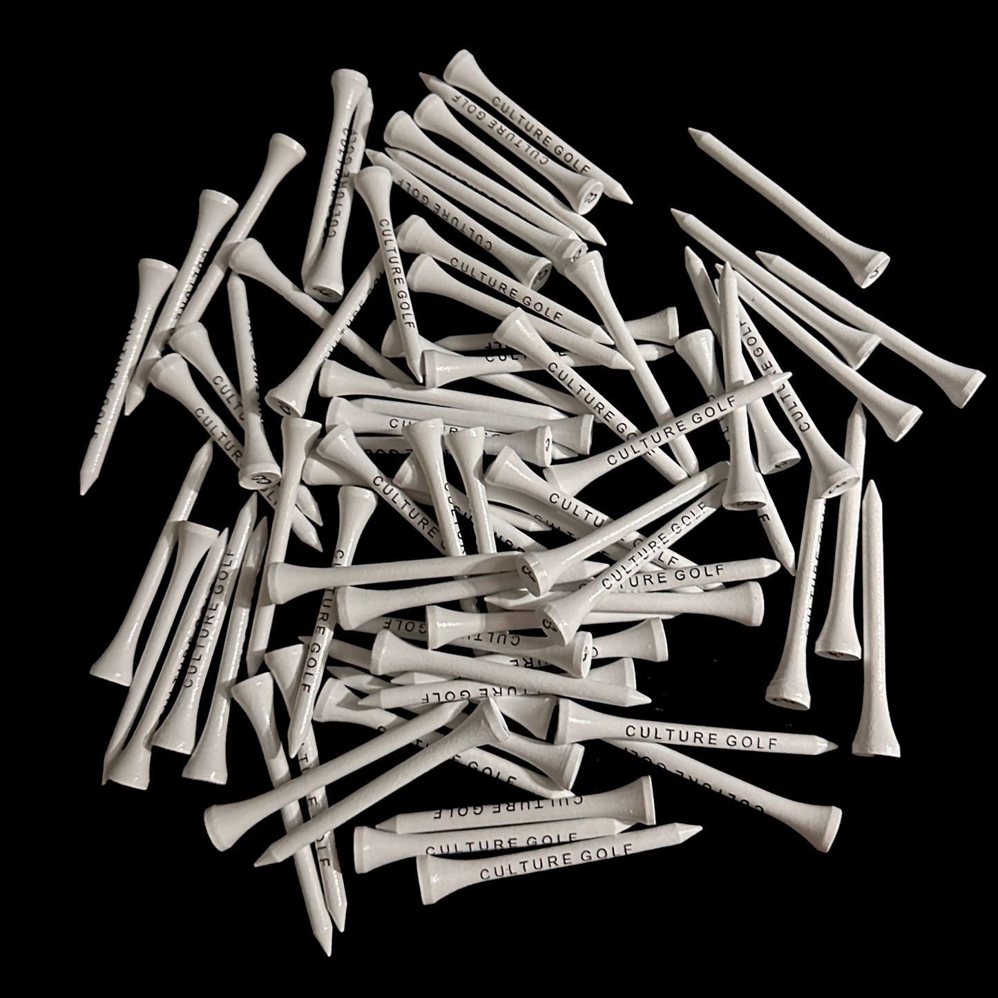 Tee Pouch Refill - 75pcs Bamboo Golf Tees